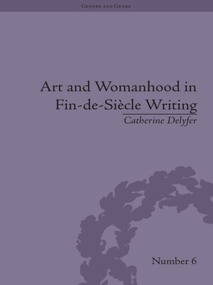 cover image of Art and Womanhood in Fin-de-Siecle Writing